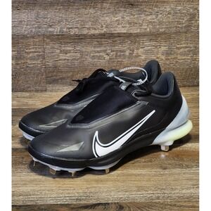 Nike Force Zoom Trout 8 Pro Mens Size 12 Metal Black Baseball‎ Cleats CZ5915-010